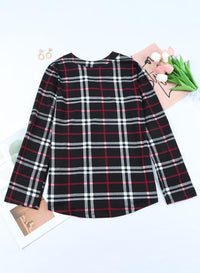 Stijlvolle Casual Geruite Damesblouse - Lara