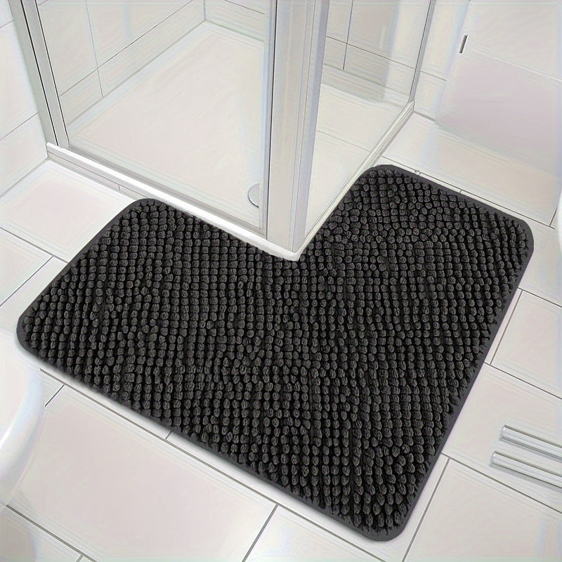 Luxe L-vormige Antislip Hoekdouchemat - Evelyn