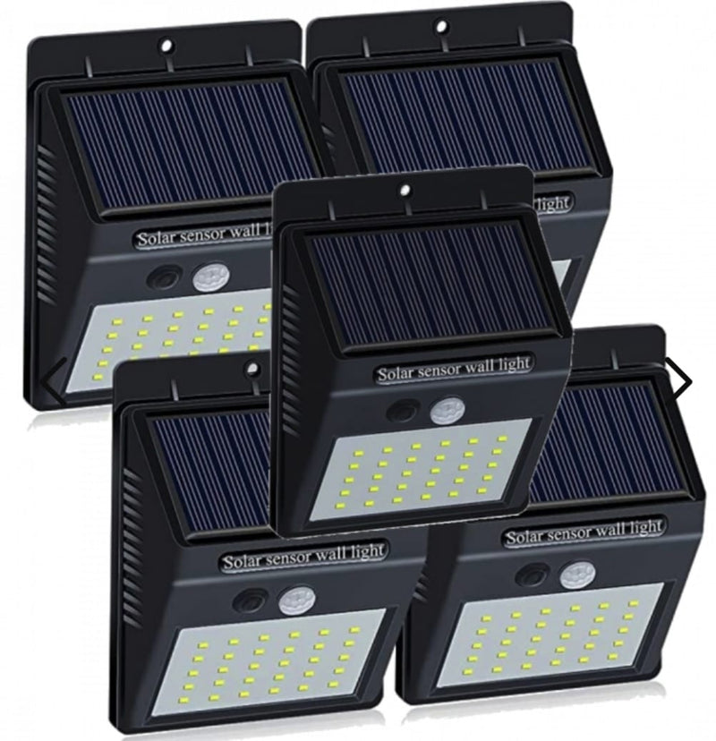 Set van 5 Solar LED Buitenlampen – LumaPath