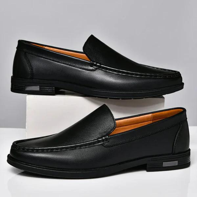 Italiaanse loafers van echt leer - Emilio