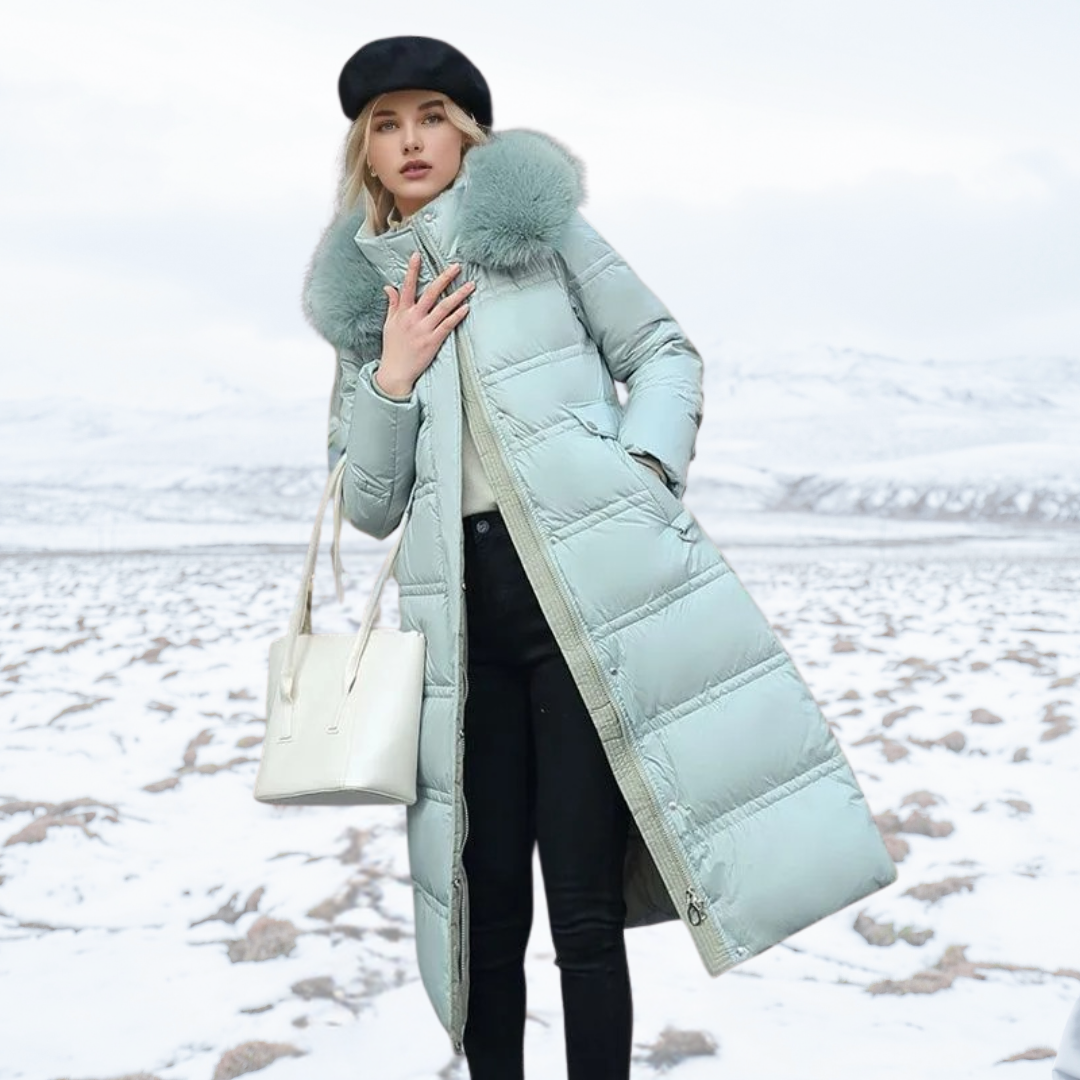 Luxe Faux Fur Winterjas voor Vrouwen - Amara