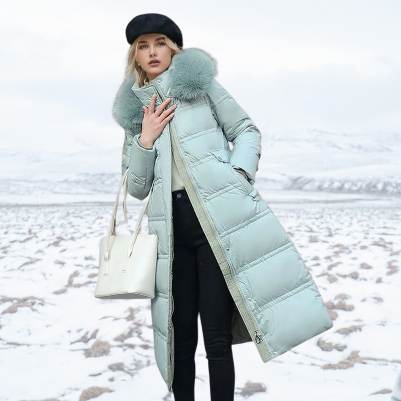 Luxe Faux Fur Winterjas voor Vrouwen - Amara