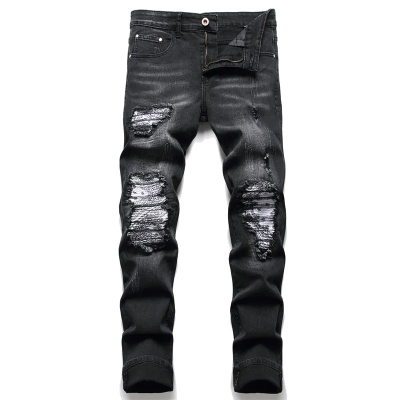 Trendy Gescheurde Herenjeans - Jaxon