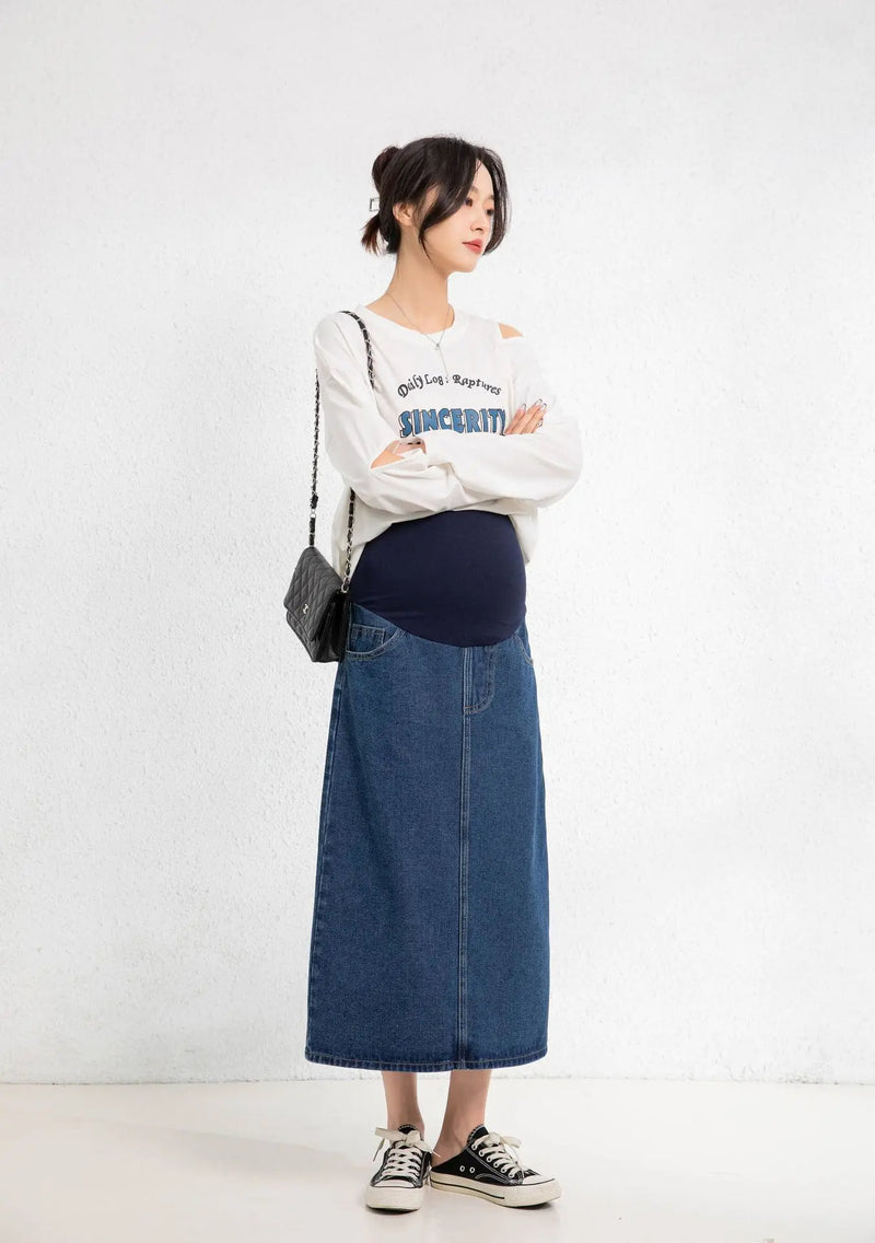 Vardi Dante™ Sabrina Zwangerschapsrok | Lang & Trendy