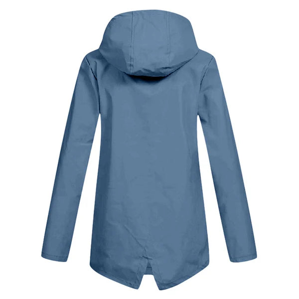 Trendy Dames Regenjas met Capuchon - Liora
