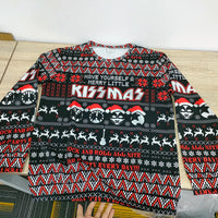 Vardi Dante™ KissMas Trui | De ultieme kersttrui voor rockers!