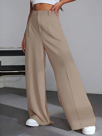 Luxe Effen Broek Met Wijde Pijpen - Lana