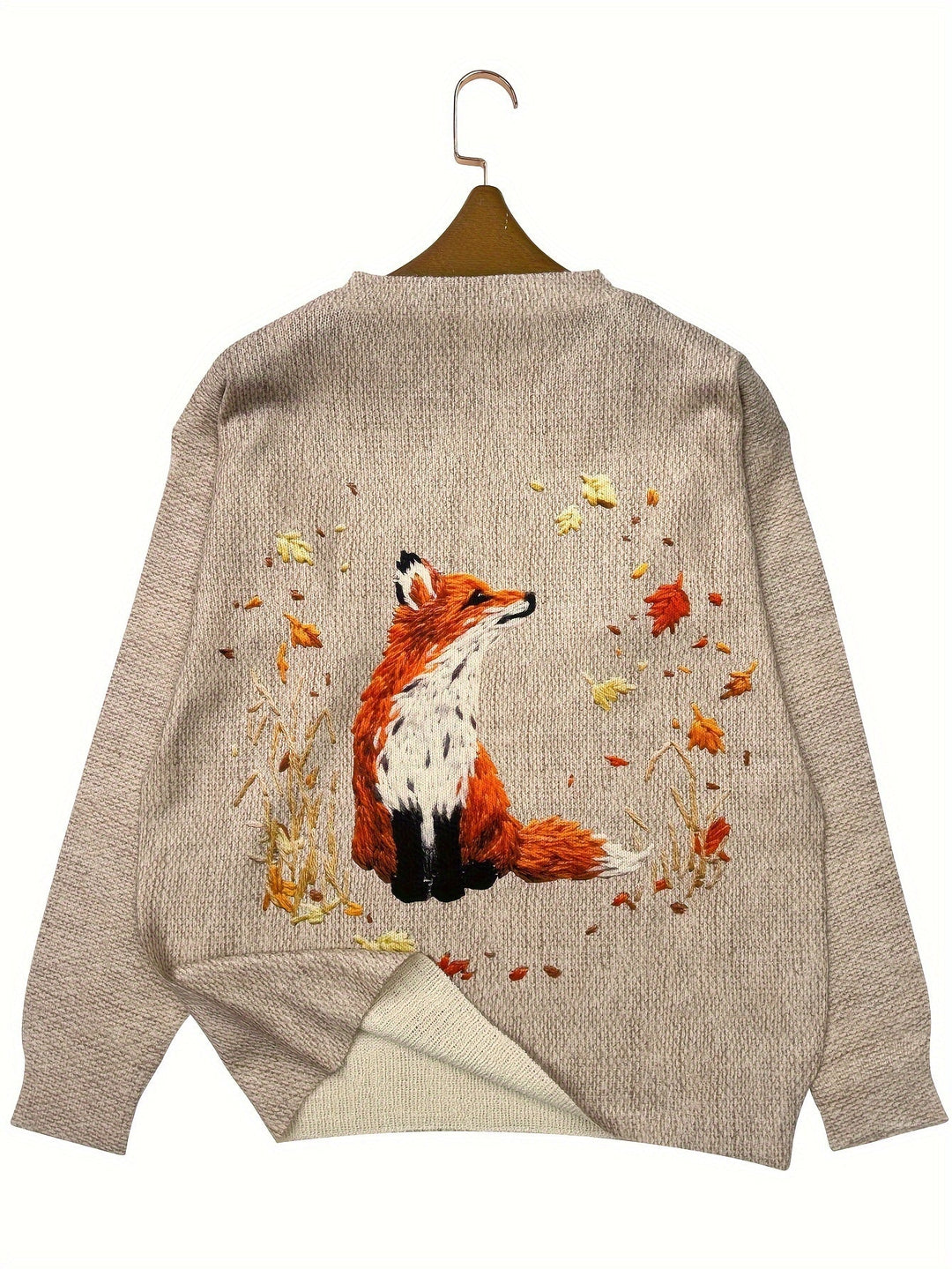 Trendy Trui met Vossenprint - Elisanne