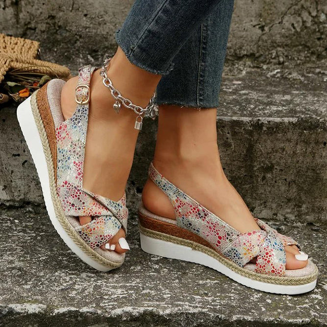 Stevige Dames Sleehaksandalen – Romy