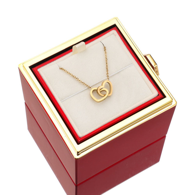 Ketting & Roos in Luxe Sieraaddoos met Verborgen Verrassing - Lunavia