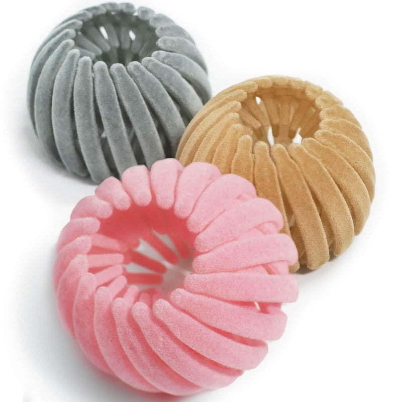 Stijlvolle Vogelnest Haarclips - Set van 3