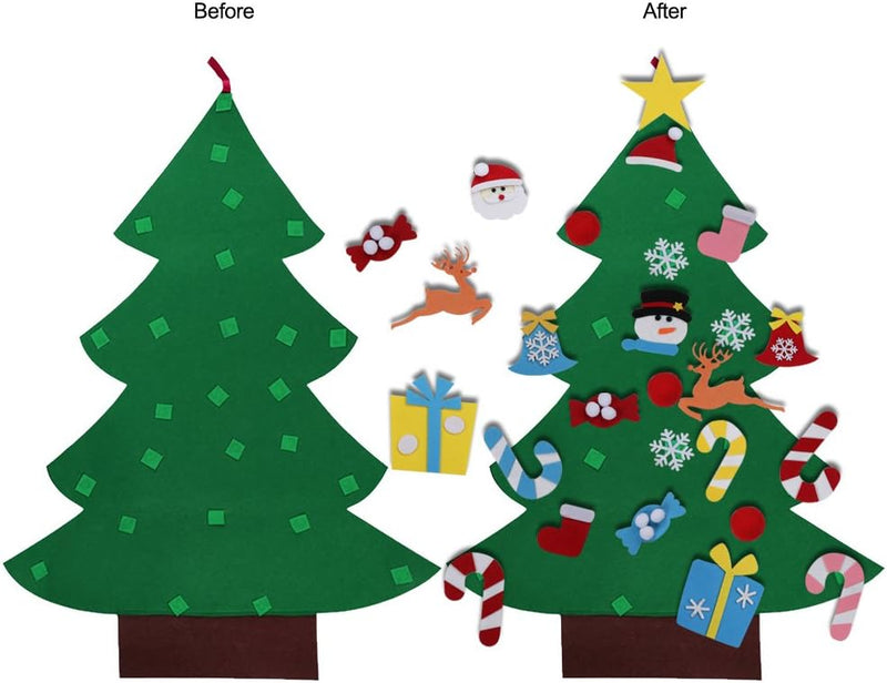 Vilt Kerstboom Bouwset - FeltFest