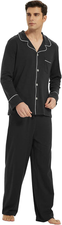 Comfortabele Katoenen Heren Pyjama - Leo