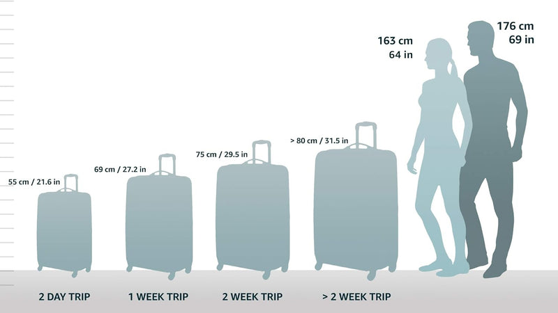 Lichtgewicht Uitbreidbare Hardcase Carry-On met Dubbele Spinner Wielen