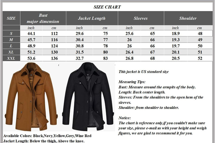 Klassieke Heren Winterblazer - Luca