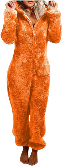 Sherpa Fuzzy Onesie met Capuchon - CozyCat