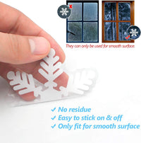 Sneeuwvlok Kerst Raamstickers - WinterGlow
