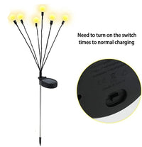 Zwevende Solar Tuinlampen met Vuurvliegeffect – FireGlow