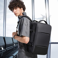 Uitbreidbare 26–45L Waterdichte Reisrugzak met Laptopvak & Zijhandvat
