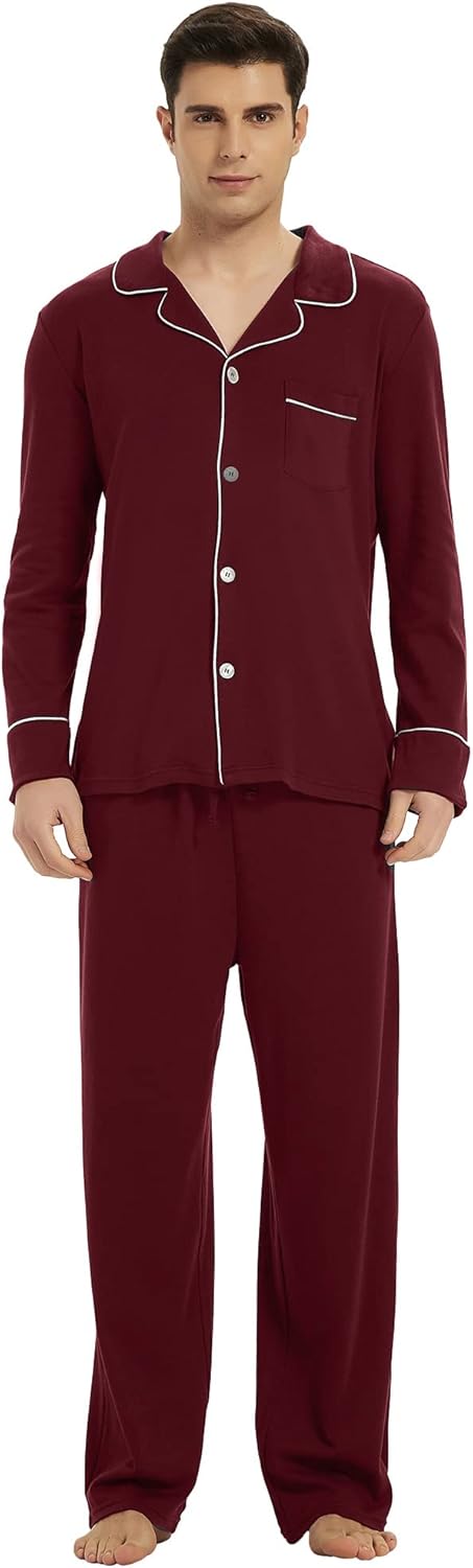 Comfortabele Katoenen Heren Pyjama - Leo