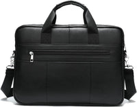 Premium Koeienleren 15” Business Actetas met Organizer Vakken