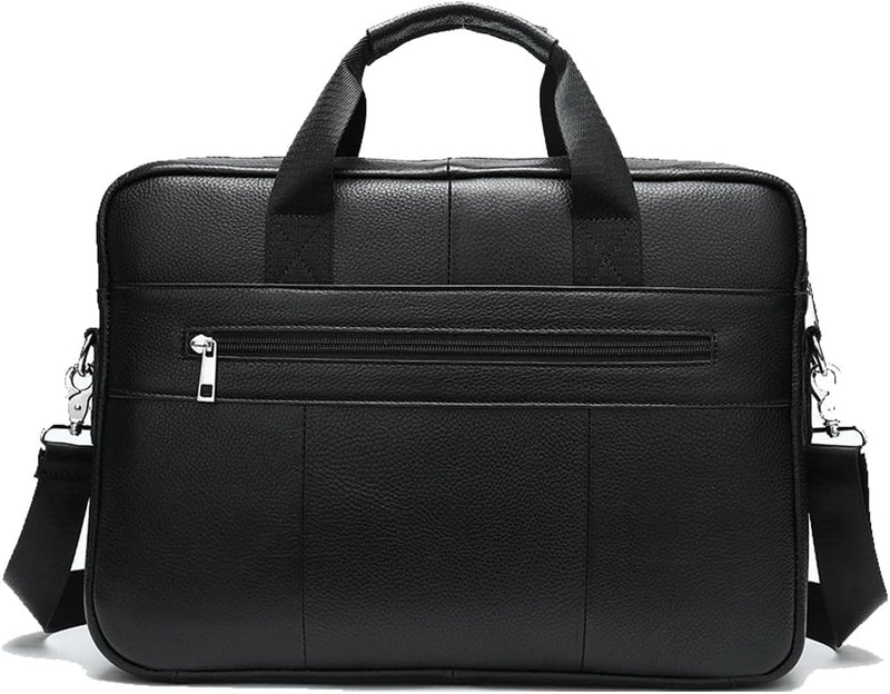 Premium Koeienleren 15” Business Actetas met Organizer Vakken
