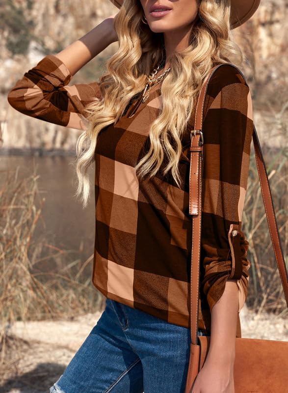 Stijlvolle Casual Geruite Damesblouse - Lara
