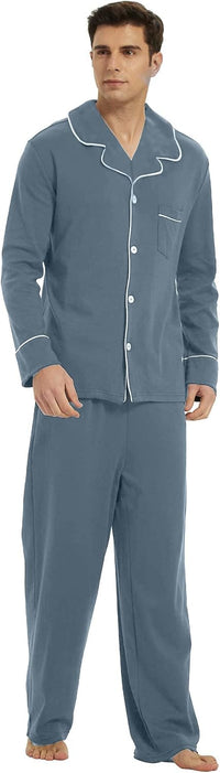 Comfortabele Katoenen Heren Pyjama - Leo
