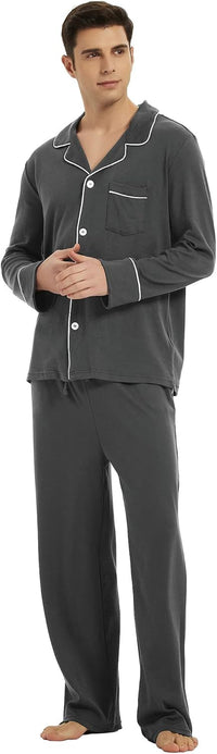 Comfortabele Katoenen Heren Pyjama - Leo