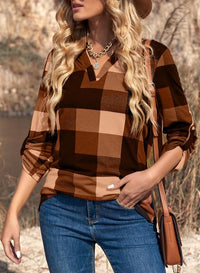 Stijlvolle Casual Geruite Damesblouse - Lara