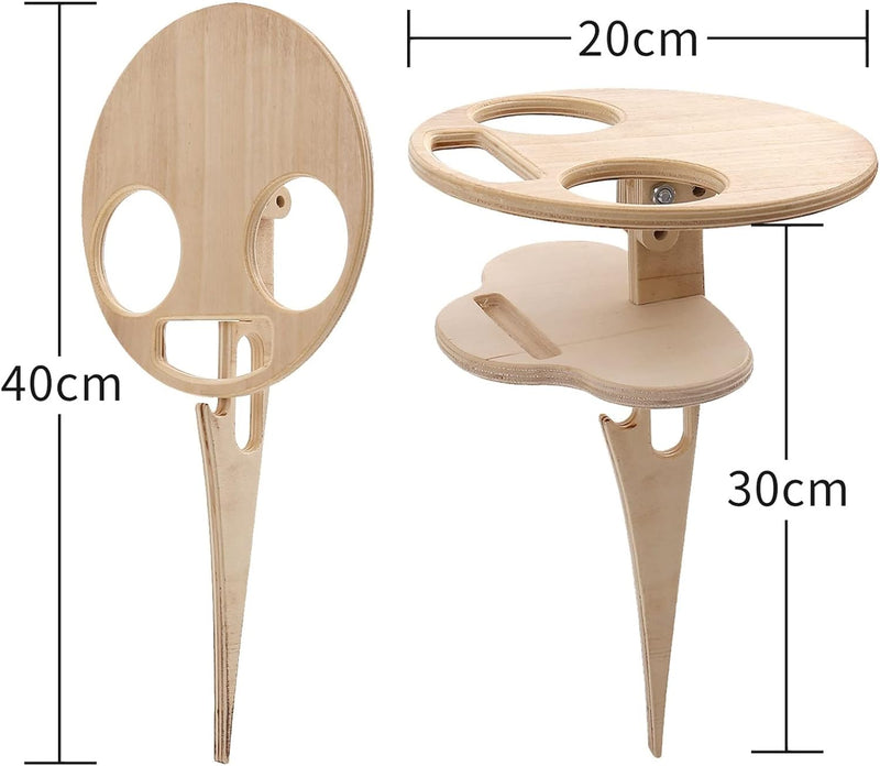 Vardi Dante™ Dubbel-laags Draagbare Wijntafel