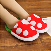 Pluche Winterpantoffels - Flora