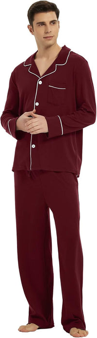 Comfortabele Katoenen Heren Pyjama - Leo