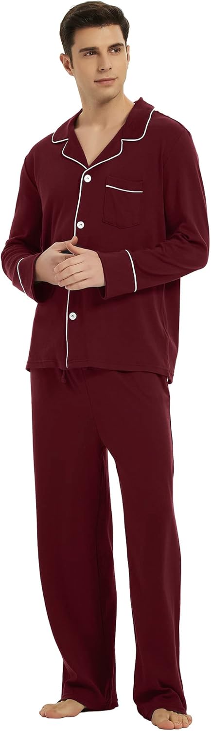 Comfortabele Katoenen Heren Pyjama - Leo