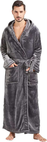 Comfortabele Flanellen Heren Badjas - James