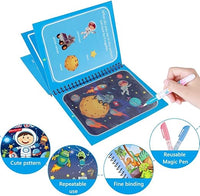 Set van 4 Herbruikbare Waterkleurboeken – AquaColor Books