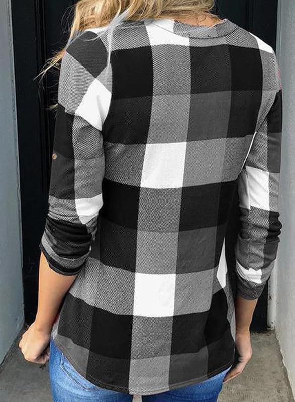 Stijlvolle Casual Geruite Damesblouse - Lara