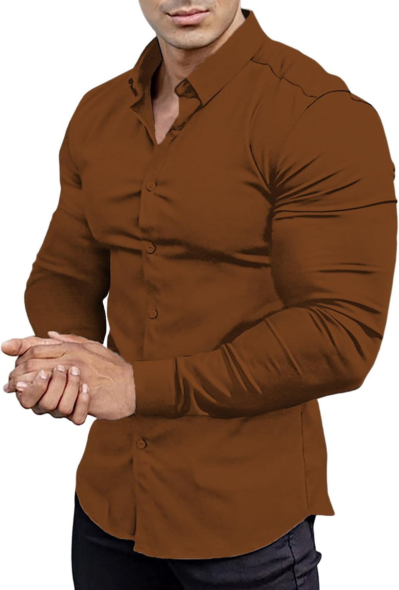 Kreukvrij Slim Fit Overhemd voor Heren - David