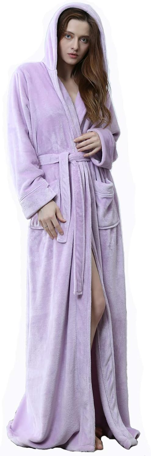 Fluffy Fleece Badjas met Capuchon - CozyFluff