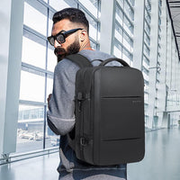 Uitbreidbare 26–45L Waterdichte Reisrugzak met Laptopvak & Zijhandvat