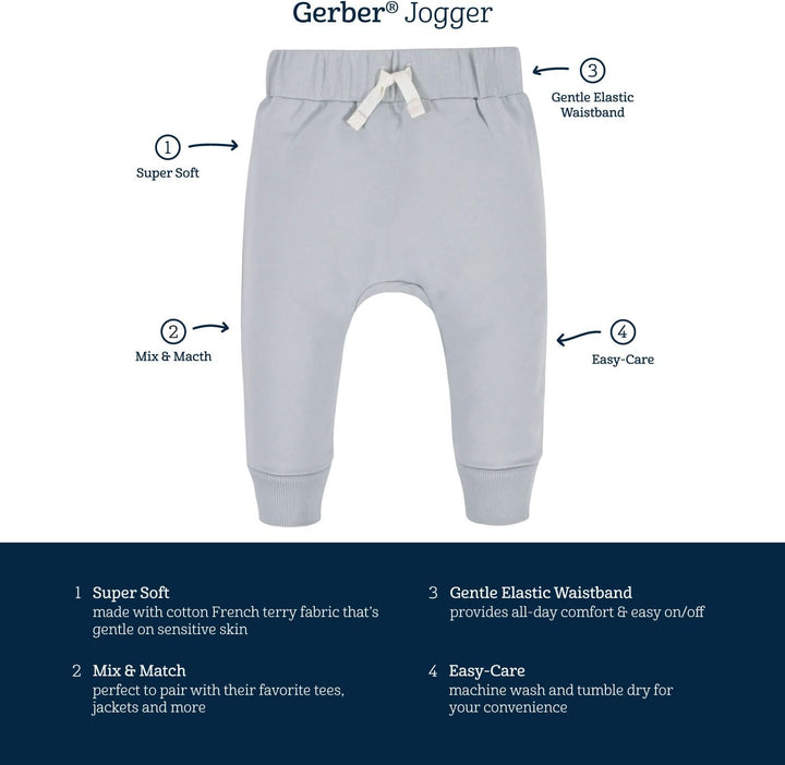 Comfortabele Peuter Joggingbroek - 3-Pack Essentials