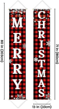 Kerstmis Deurhangers - KerstPlaid