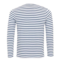 Gestreept Henley Shirt Met Lange Mouwen – Ewan