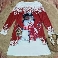 Brashine - Vrolijke Kerstjurk voor Dames