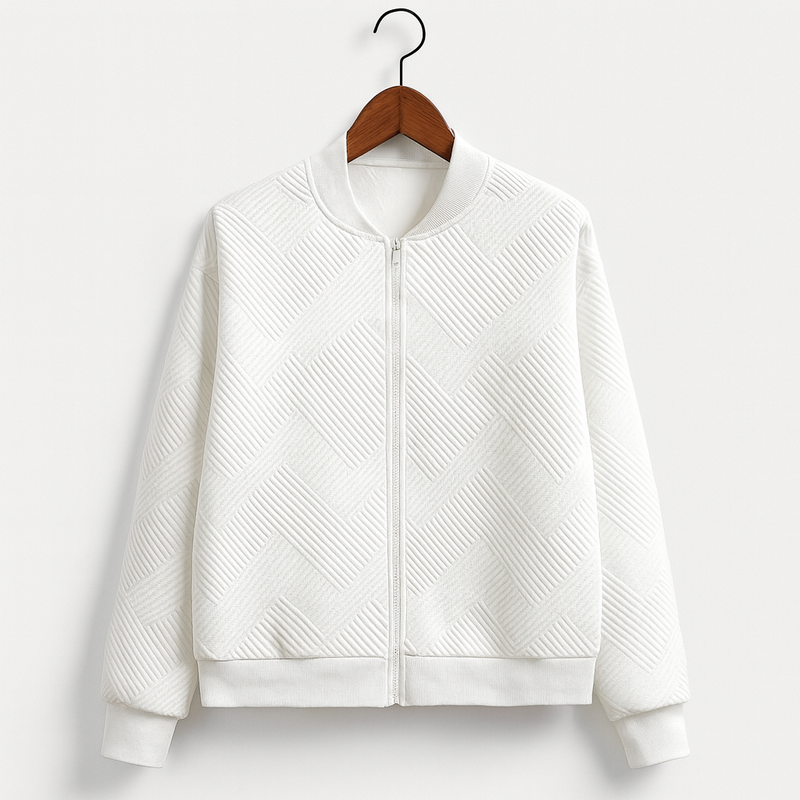 Stijlvolle Dames Zip-Up Jas – Rivka