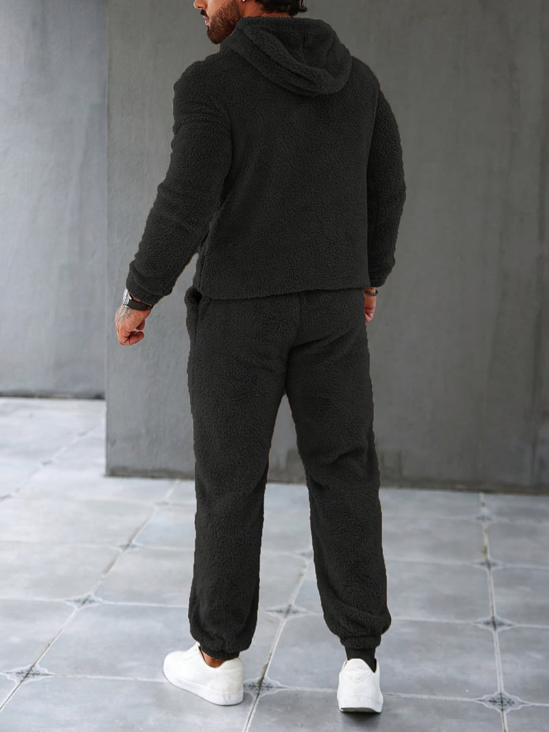 Fuzzy Fleece Tweedelige Outfitset - Logan