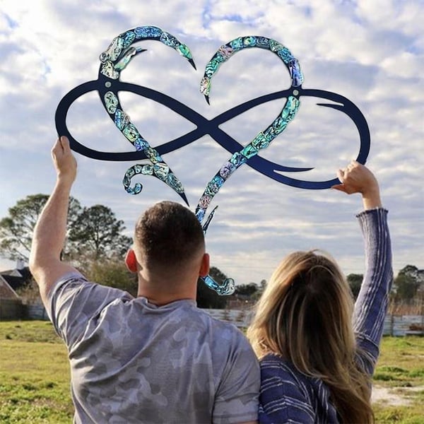 IJzeren Wanddecoratie met Oneindig Hart - InfiniteHeart