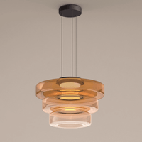 Moderne Glazen Hanglamp in Bauhaus Stijl - AuroraSphere