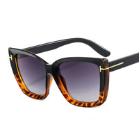 Stijlvolle Cat-Eye zonnebril met UV-bescherming en verloop - VueLuxe