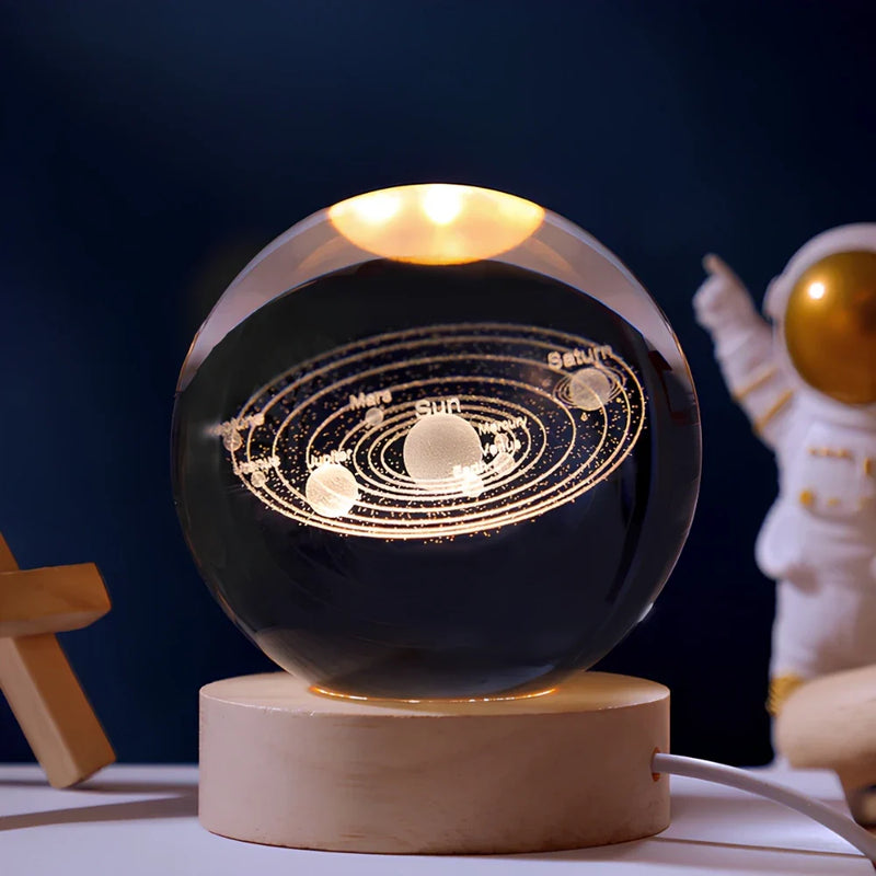 3D Gegraveerde Kristallen Bol - Celestia
